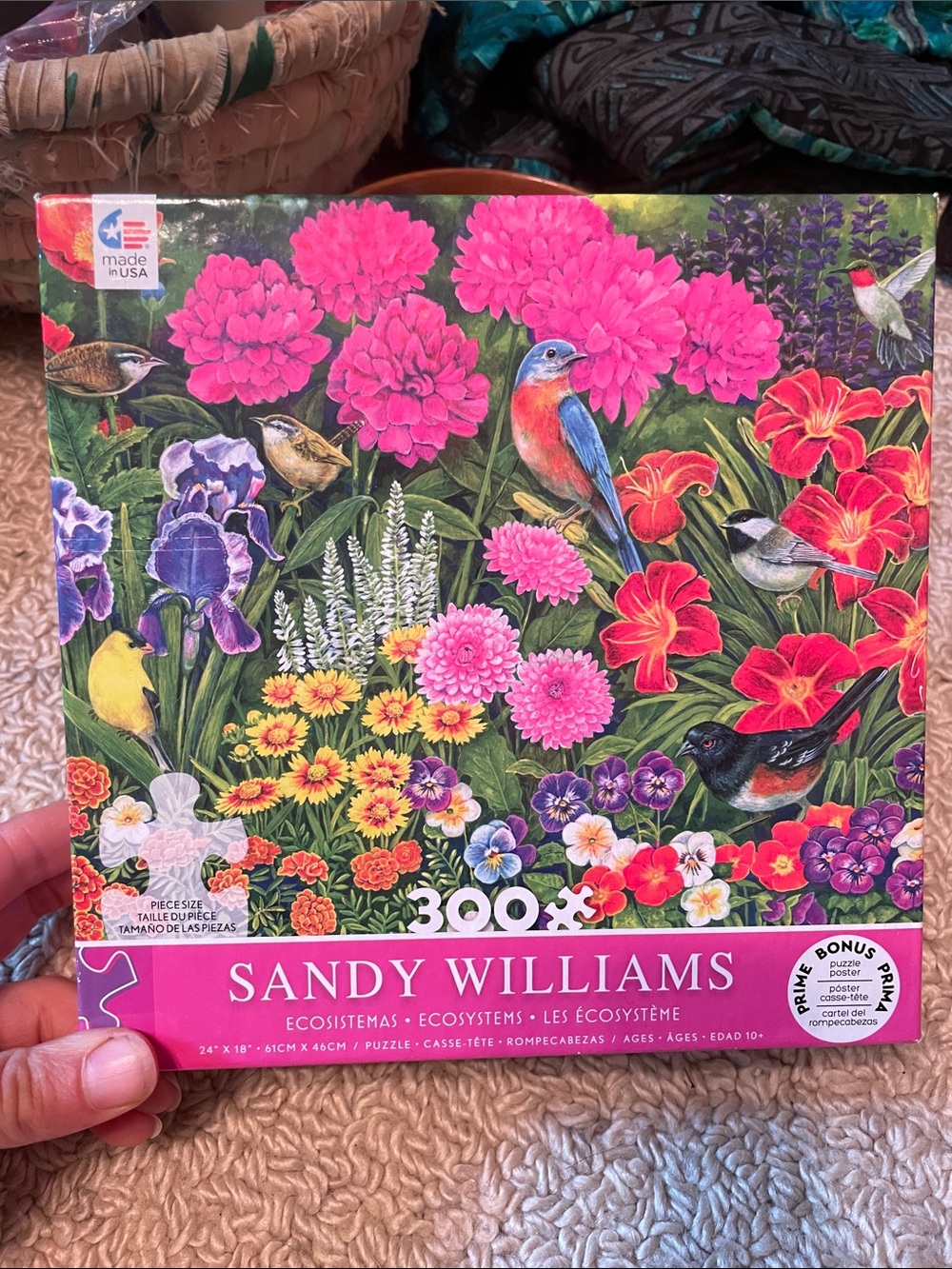 Ceaco - Sandy Williams Ecosystems birds floral 300pc puzzle